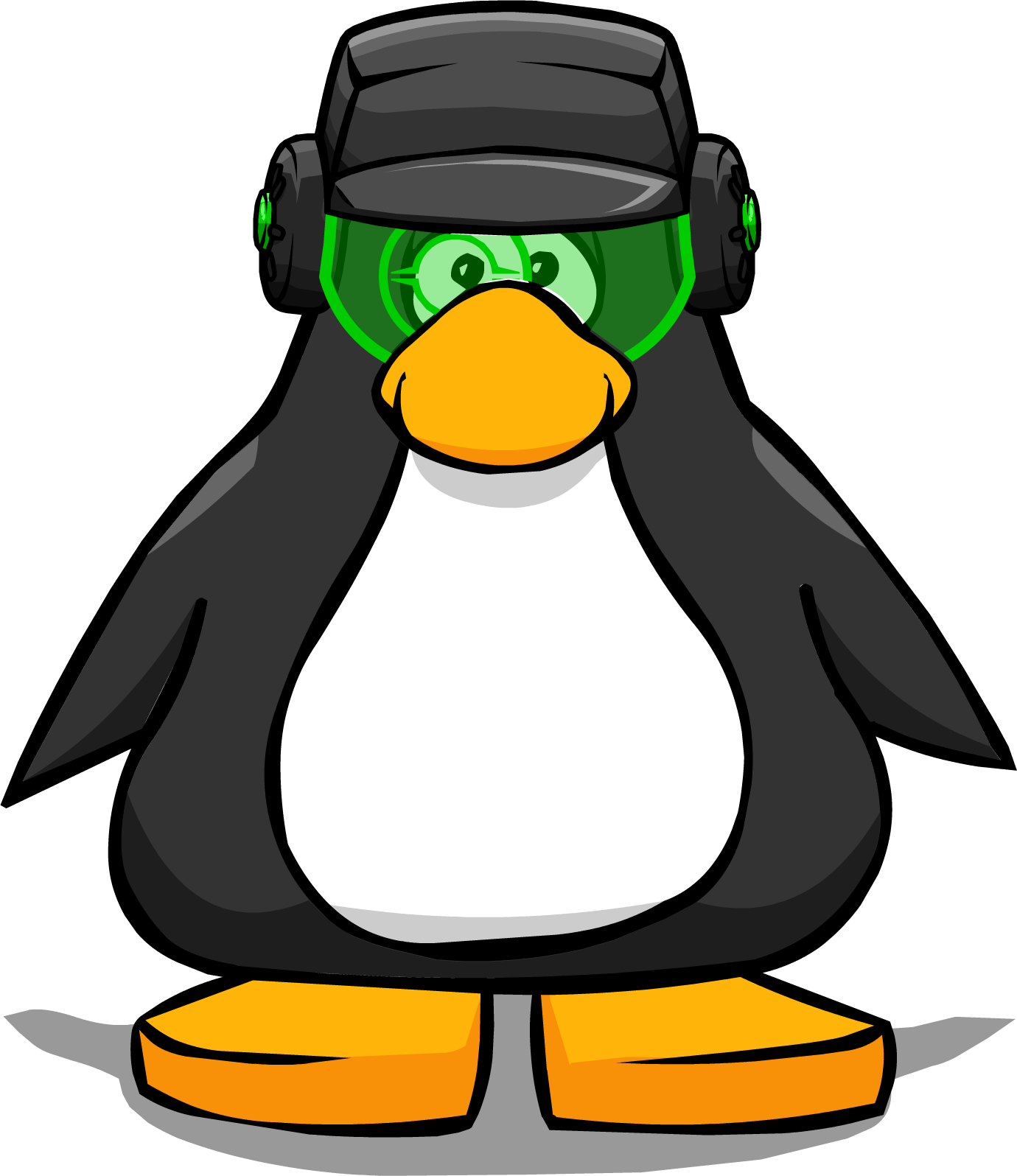 Stealth Tracker Pc - Club Penguin With Hat (1380x1596)