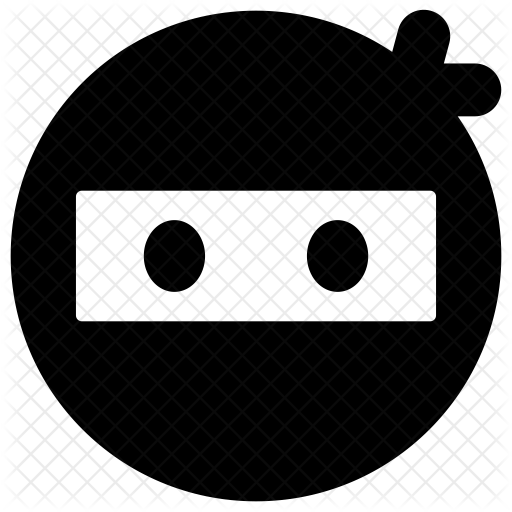 Ninja Icon - Portrait Of A Man (512x512)