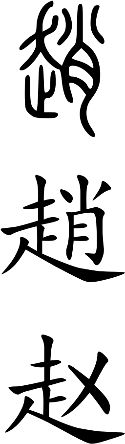Zhao - Chinese Symbol For Funny (300x951)
