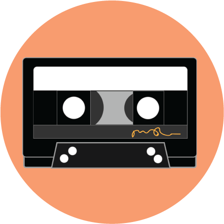 Cassette Tapes - Circle (510x480)