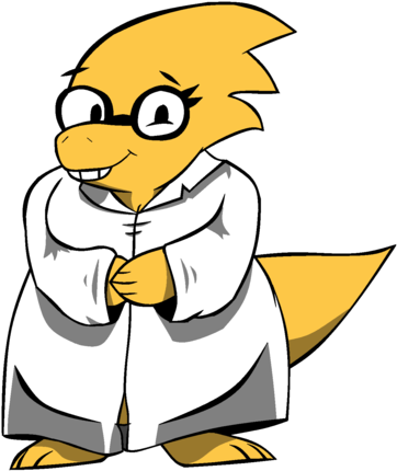 Youngadult - Alphys Png (420x480)