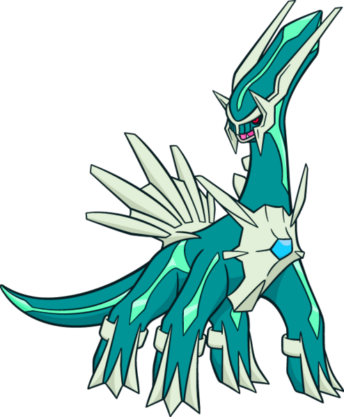 Shiny 6 Perfect Iv Modest Pressure Dialga W/ Adamant - Shiny Dialga (494x599)