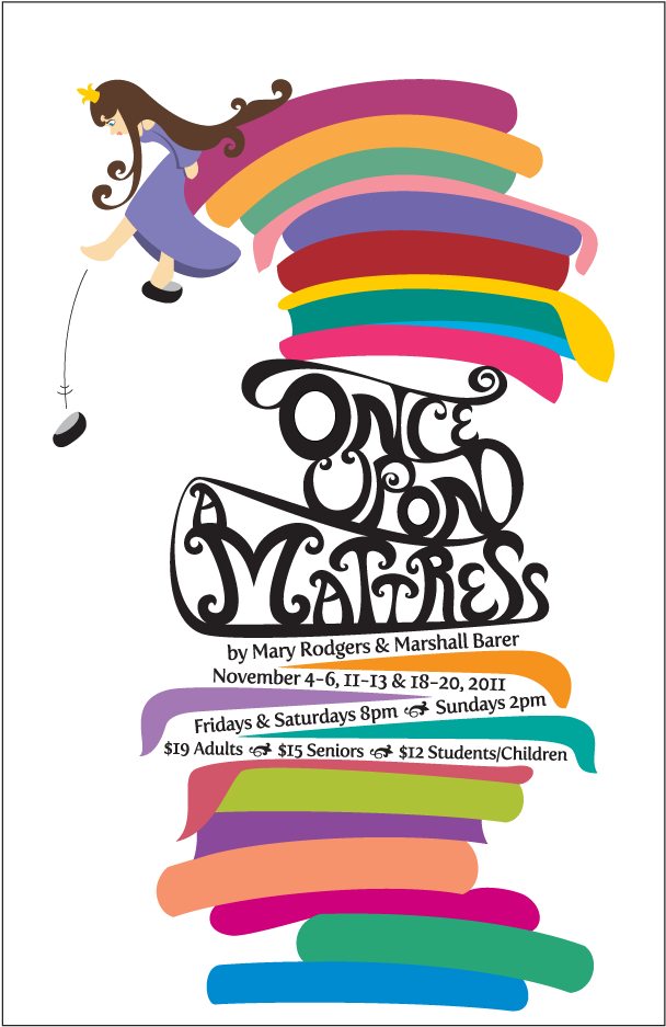 Mattresstheaterposter - Once Upon A Mattress (682x1009)