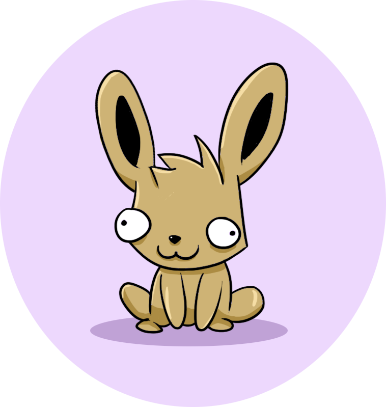 Crazy Bunny By Wd3m0nw - Crazy Bunny (758x799)