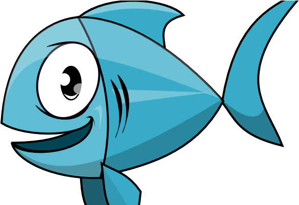 Usually In The Past Six Months, As I Sit Down To Write - Fishes Cartoon Png (606x400)