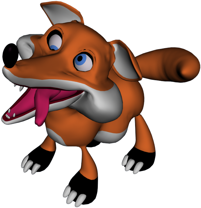 Crazy Fox Dazzed 100% By Darkstarag - Cartoon (673x699)