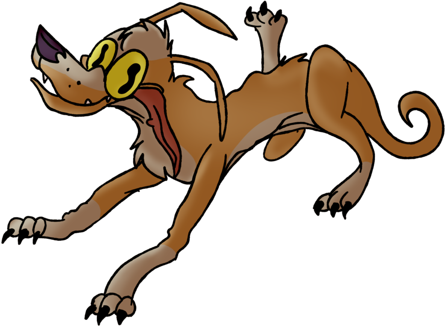 Crazy Dog By H0rrors - Dog (979x817)