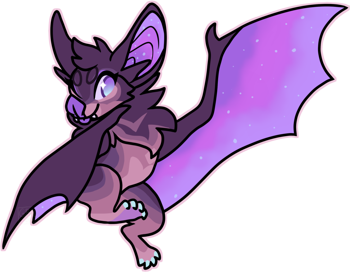 Bratty Batty - Cartoon (1200x891)