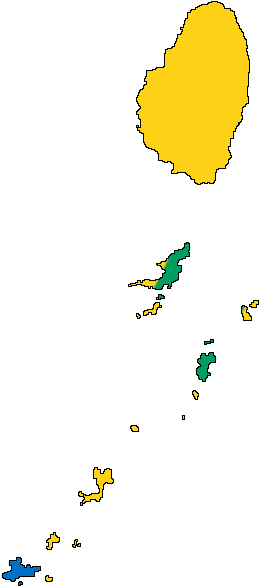 Saint Vincent Grenadines Flag Map Saint Vincent Grenadines - Saint Vincent And The Grenadines Flag Map (274x591)