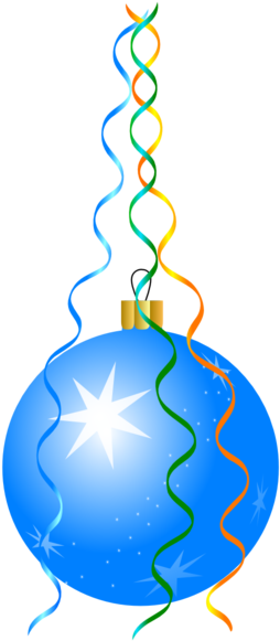 Christmas Ball - Clip Art (256x868)