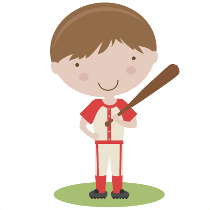 Boy Baseball Player Svg Scrapbook Title Baseball Svg - Girl Baseball Player Clip Art (432x432)