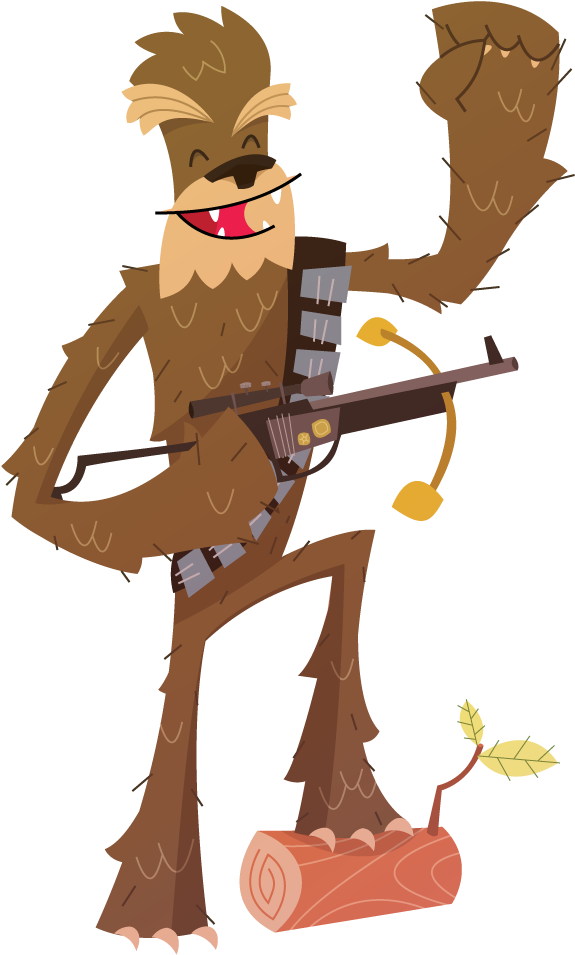 Chewbacca - Illustration (1200x1200)