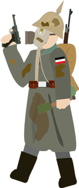 Germandetailcharacter - German Soldier Ww1 Transparent (298x420)