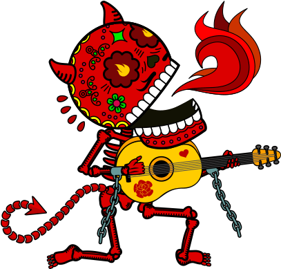 Day Of The Dead - El Diablo Y Su Guitarra (408x408)