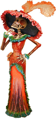 Artist - La Calavera Catrina Dolls (241x500)