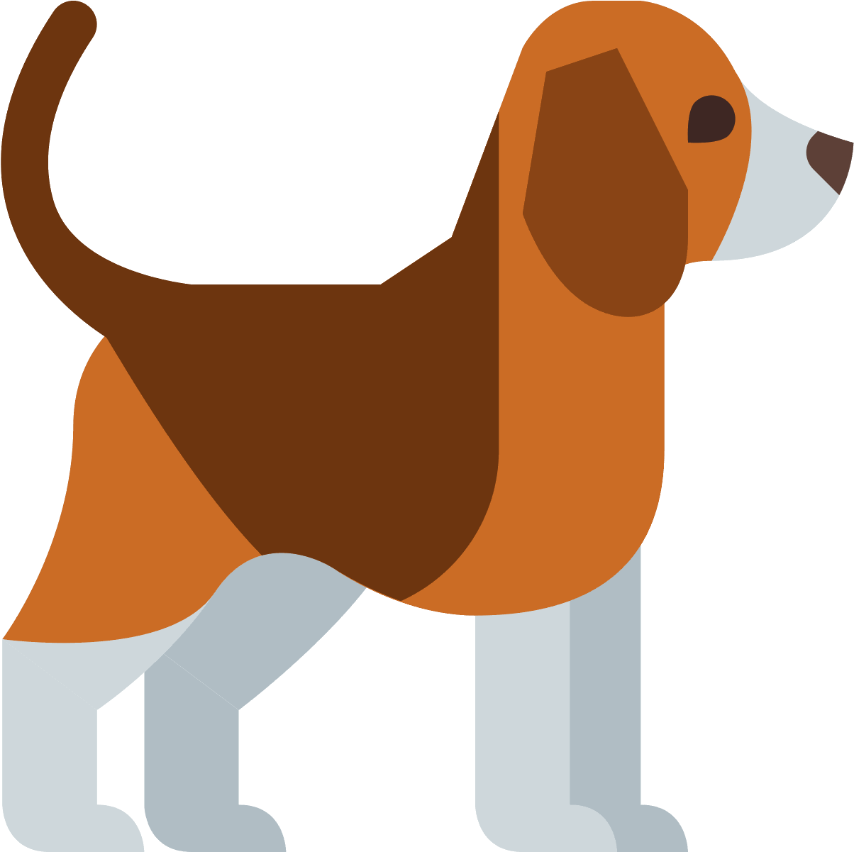 Yükle Dog Hound Animal - Beagle Png Icon (1600x1600)
