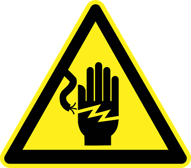 Electricity Wired Wire Cable Hand Electric - Privacy Clipart (386x340)
