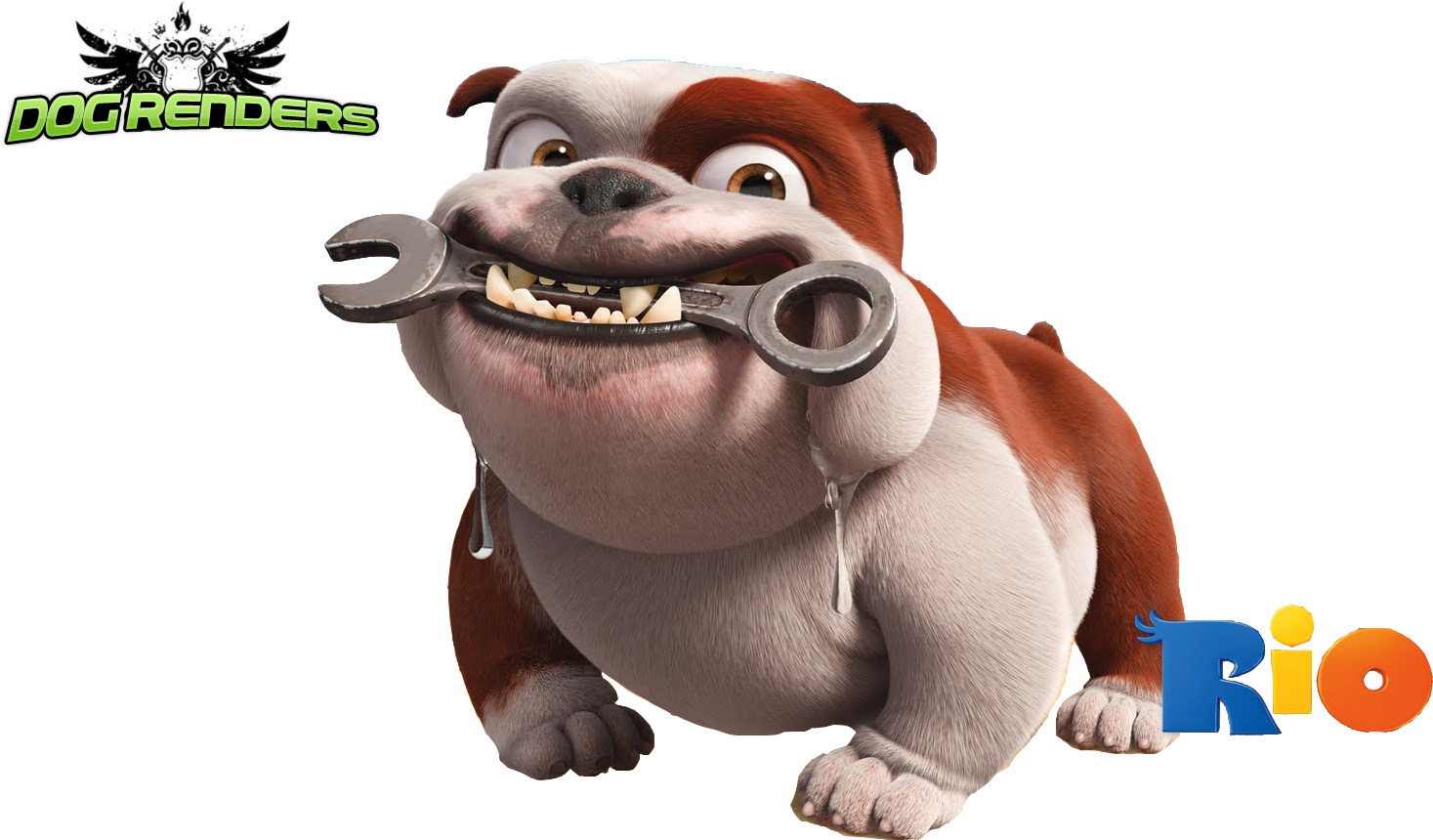Dog From Rio The Movie - Bulldog From Rio (1600x1011)