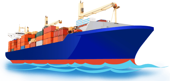 Ship On Sea Png (569x271)