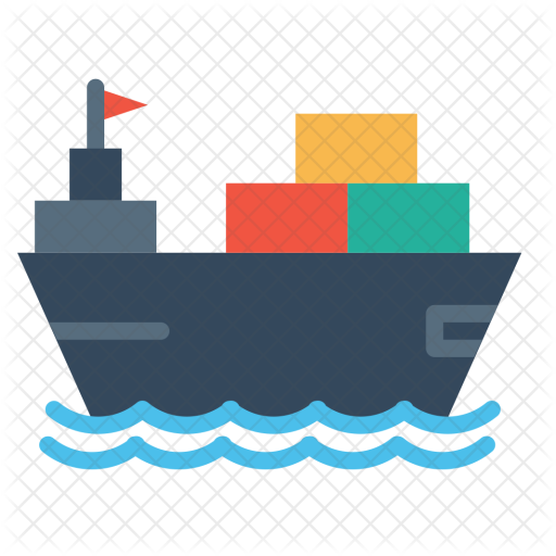 Boat, Logistic, Transportation, Deleivery, Vehicle, - Vessel Icon (512x512)