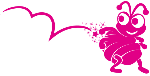 Sugar Bugs Pediatric Dentistry Pink Bug Logo For Kid - Tooth With Sugar Bug (493x309)