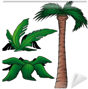 Two Colored Cartoon Illustration As Vector Wall Mural - Cartoon (400x400)