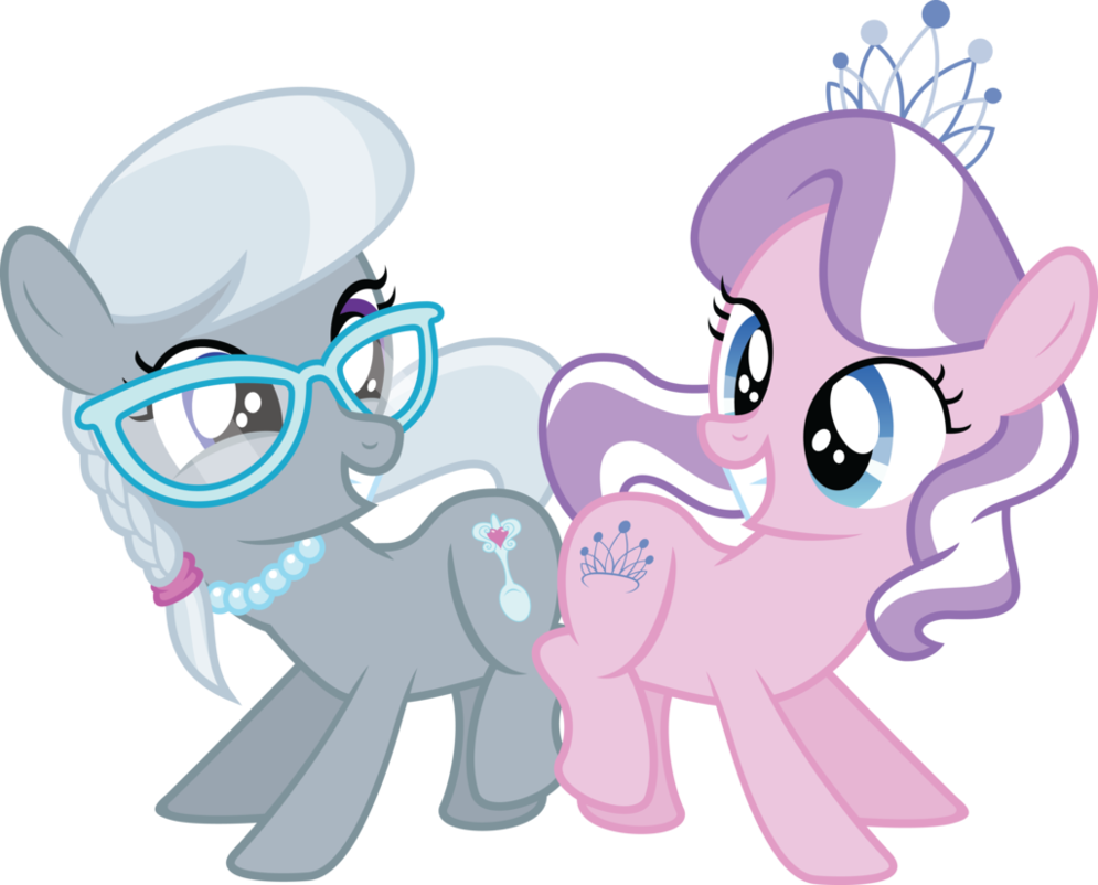 My Little Pony Silver Spoon And Diamond Tiara - My Little Pony Diamond Tiara (995x802)