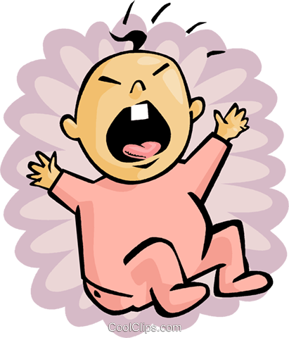 Baby Crying - Desenho De Bebês Chorando (411x480)