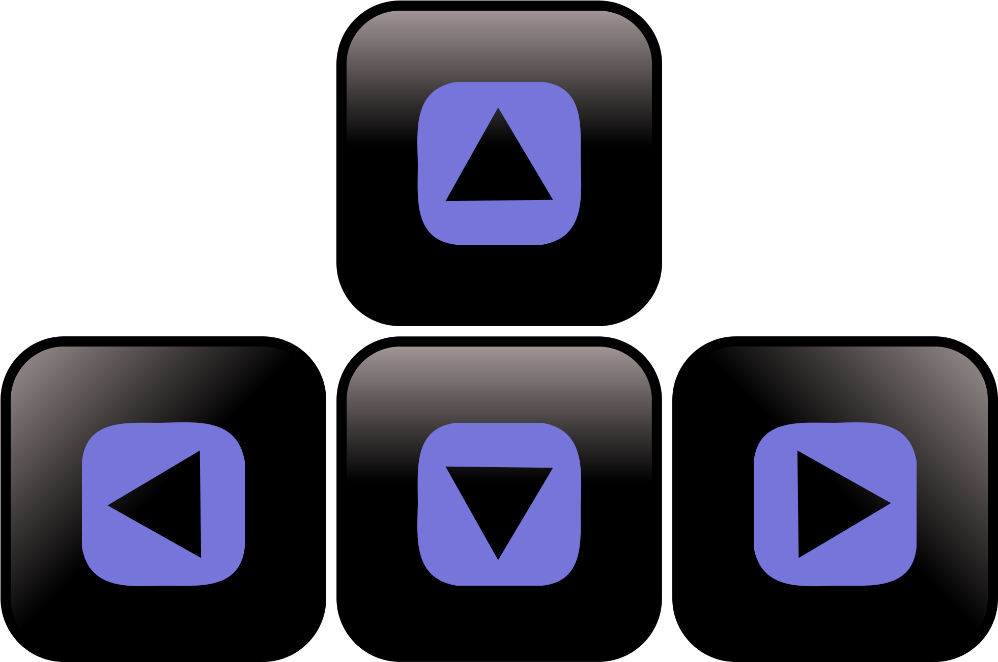 Open - Direction Keys Png (2000x1360)