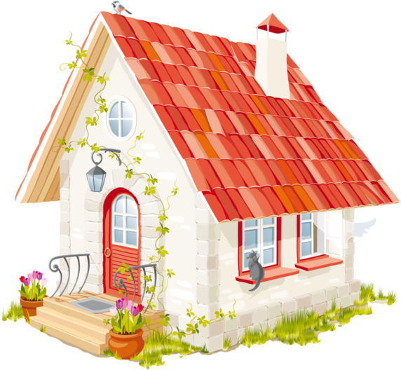 0 Bc898 7f525011 Orig - Cottage Illustration (600x542)