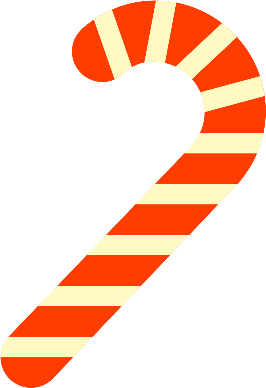 Candy Cane Icon Free Png - Candy Cane (1600x1600)