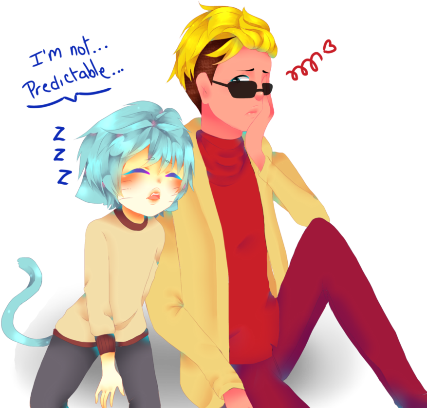 Hotdog Guy X Gumball - Gumball And Hotdog Guy (906x882)