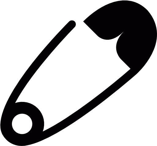 Safety Pin Free Icon - Safety Pin Logo (512x512)