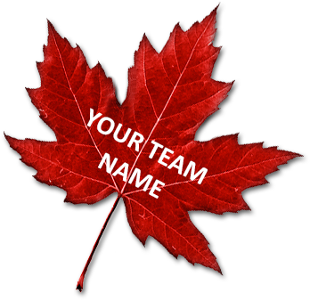 Raise $5,000 Or More Collectively As A Team Or Group - Canadian Maple Leaf Png (357x353)