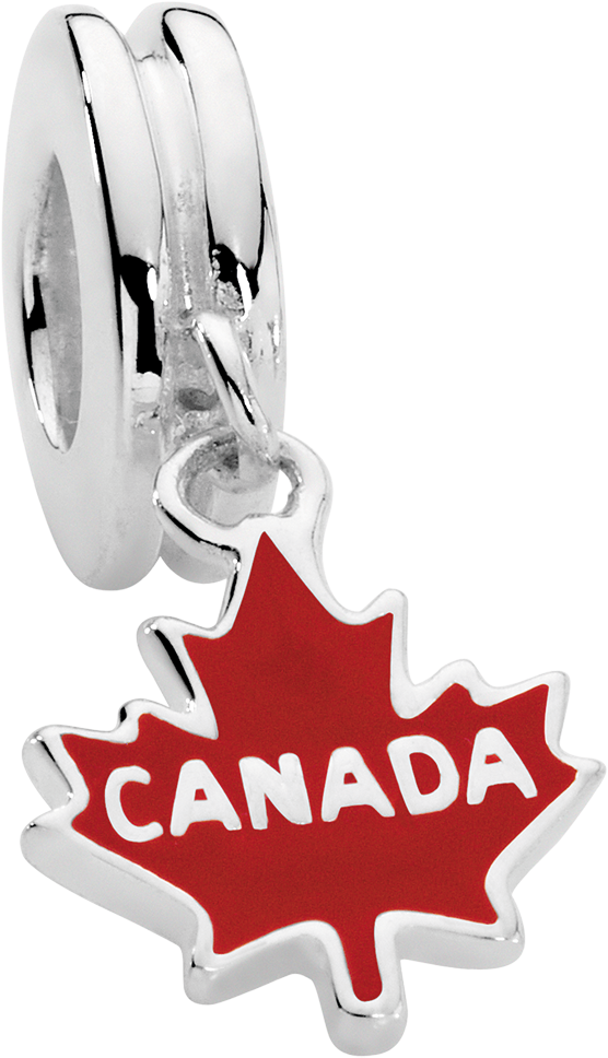 Canadian Maple Leaf Png - Maple Leaf Charm (1000x1000)