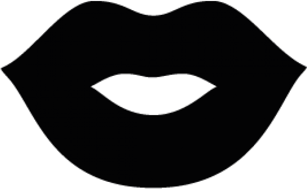 Lips Clipart Silhouette - Iconos De Labios (640x480)
