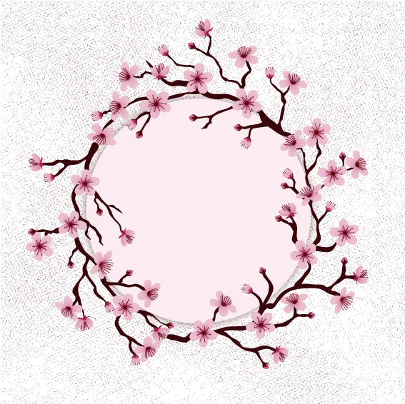 Cherry Blossom Flower - Le Livre Sonore À Enregistrer À Offrir (600x600)