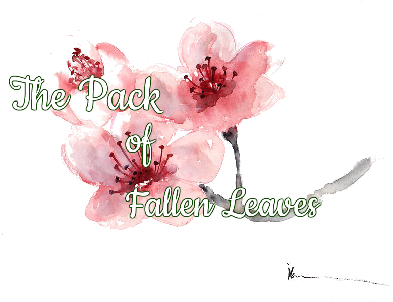 The Pack Of Fallen Leaves - Watercolor Cherry Blossom Drawing (900x690)