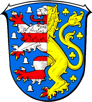 Arms Of Hochtaunuskreis, Germany Blazon - Heraldry Barry (368x406)