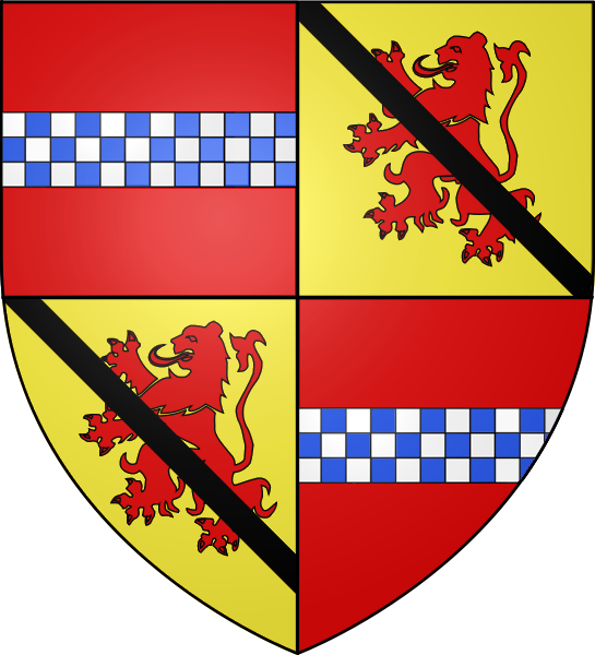 Lindsay, Earl Of Crawford Quarterly, 1st And 4th, Gules, - Clan Lindsay Coat Of Arms (545x600)