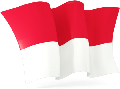 Monaco Flag Png Transparent Images - Bendera Merah Putih Png (640x480)