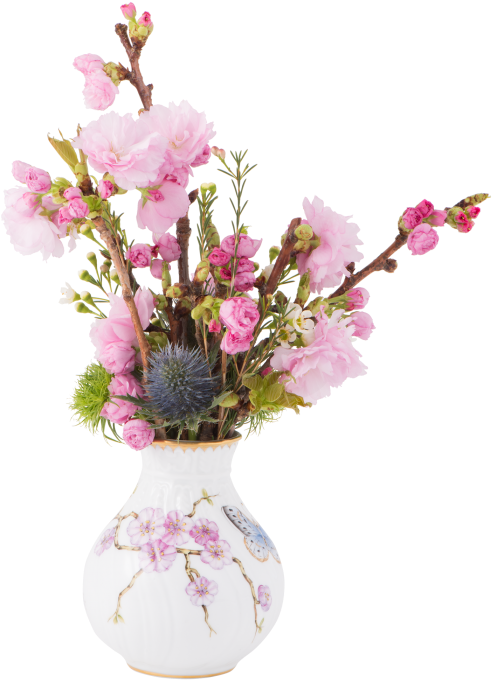 Cherry Blossoms In Vase (700x700)