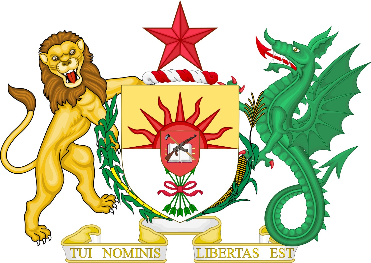 Redesignsa Coat Of Arms For Mozambique - Coat Of Arms Of Malawi (1496x1062)