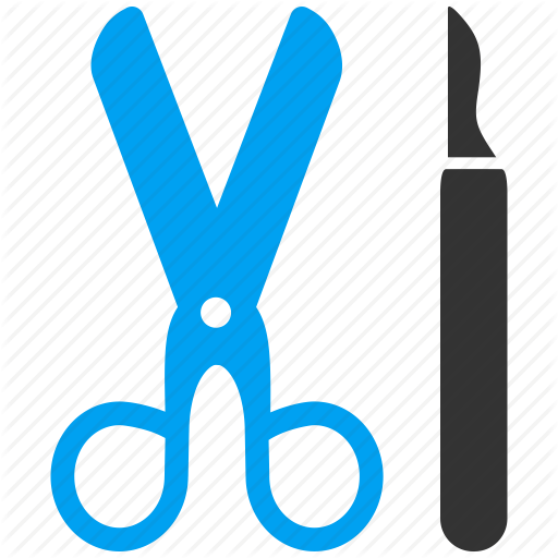 Knife Clipart Scissors - Production Of Keys (512x512)