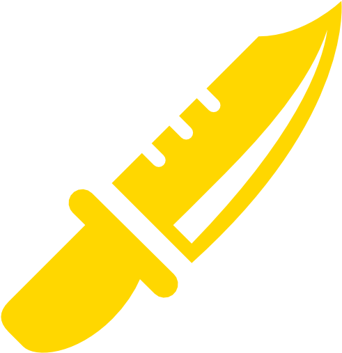 Free Gold Knife Icon - Gia Lai Province (512x512)
