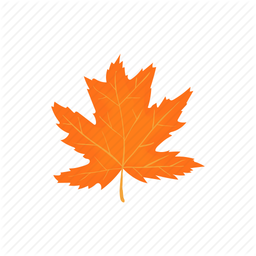 Cartoon Fall Leaf - Autumn Cartoon (512x512)