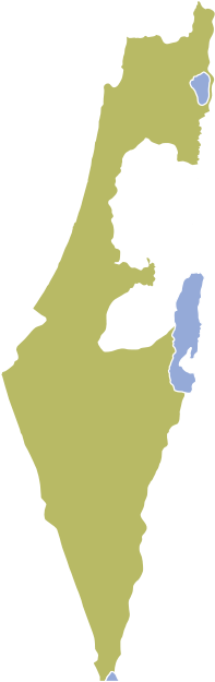 Israel Clipart - Israel Map Vector Png (284x800)