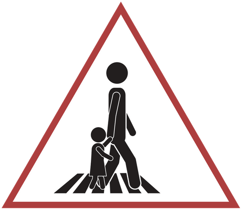 School Crossing - 0shares - Illustration (500x500)