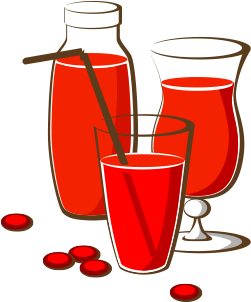 Juices, Smoothies And Teas - Cranberry Juice (570x335)