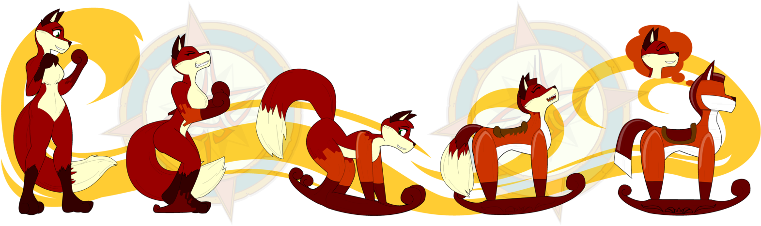 Rocking The Horse By Dragon-fangx - Rocking The Horse By Dragon-fangx (1600x480)
